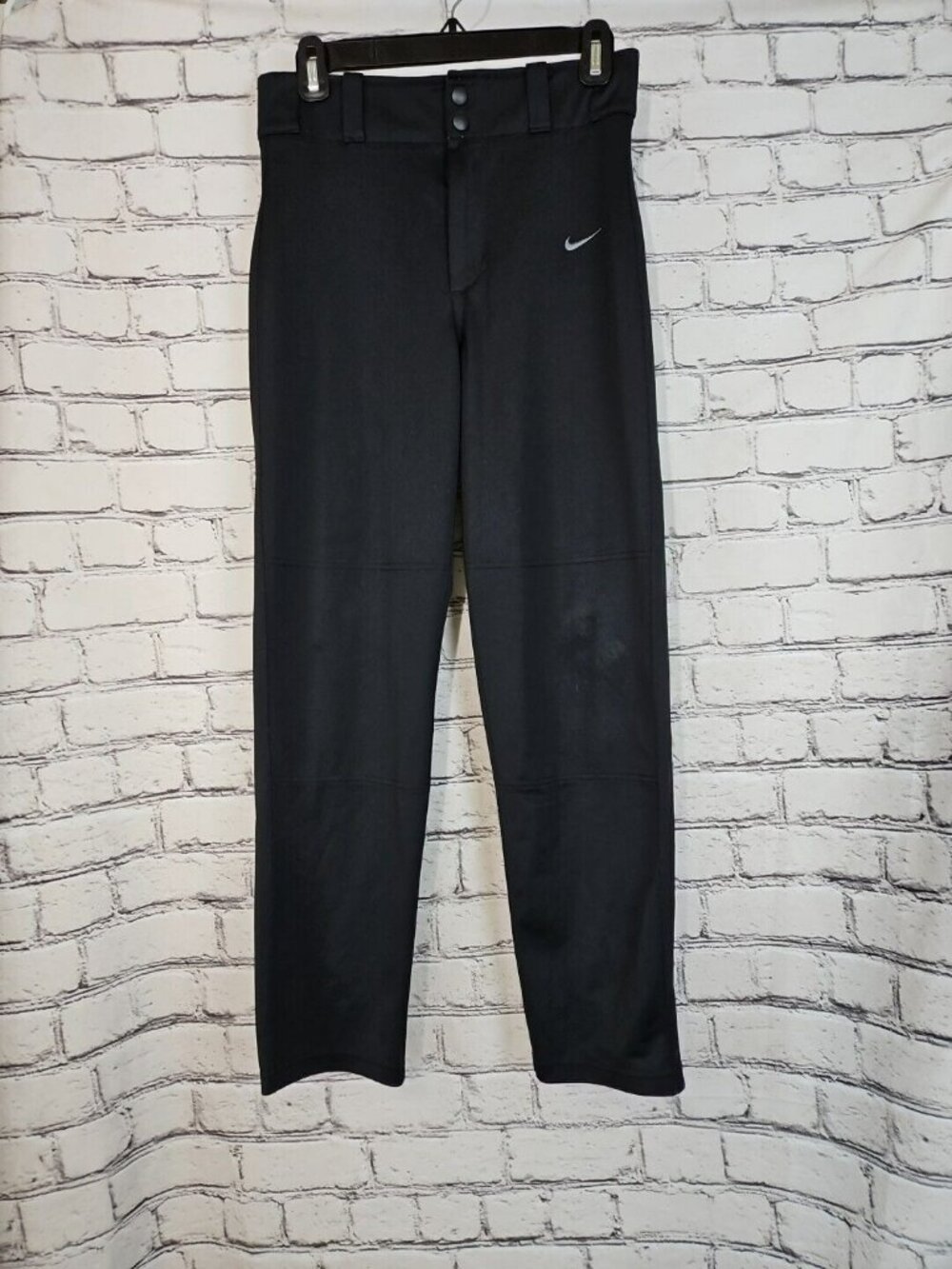 Nike Boys Core Dri-FIT Open Hem Baseball Pants 615283-010 Black XL Athletic